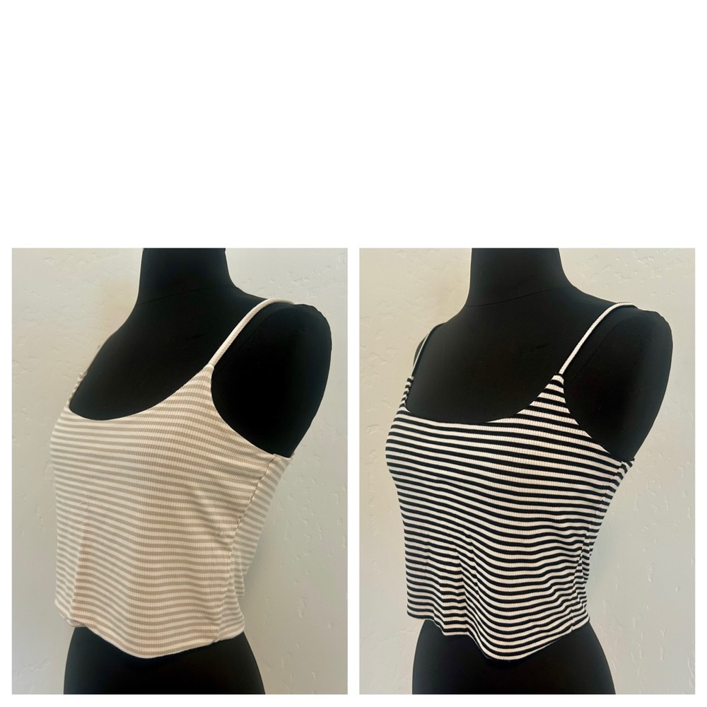 BP Nordstrom Crop Cami Tops - Size Small, Set of 2